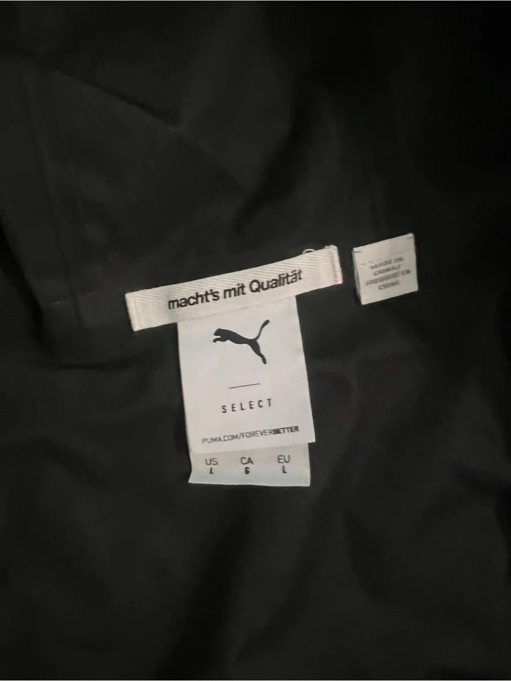 PUMA MMQ Packable Sympatex Windbreaker Jacket Beige Tan Size Large NWT